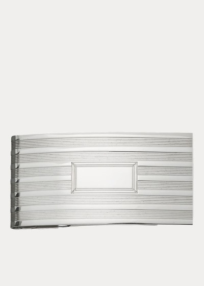 Men's Ralph Lauren Engine-Turned Money Clip | 830297EAB